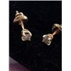 Image 2 : Estate 14kt Gold Diamond Earrings