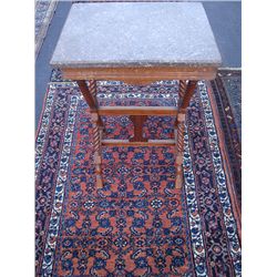 Antique Rose Colored Marble Top Table