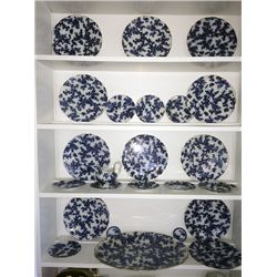 Vintage Flown Blue Plates