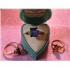 Image 1 : 3 Estate Vintage Lady's Rings