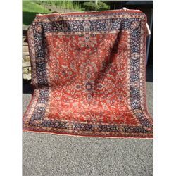 Room Size Vintage Oriental Carpet