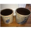 Image 4 : 2 American Stoneware Crocks