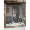 Image 1 : Estate Antique Oil Painting on Canvas