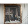 Image 2 : Estate Antique Oil Painting on Canvas