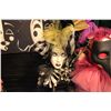 Image 2 : 3 ASSORTED MARDI GRAS CELEBRATION MASKS