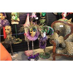 3 ASSORTED MARDI GRAS CELEBRATION MASKS