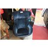 Image 1 : RETRO BLUE HIGH BACK SWIVEL CHAIR