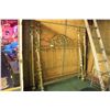Image 1 : ANTIQUE SOLID BRASS BED HEADBOARD AND FOOTBOARD