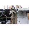 Image 1 : PAIR OF LARGE GOLD ATLANTIS STYLE LADY STATUES