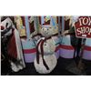 Image 1 : TEXTURED SNOWMAN STATUE