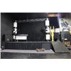Image 1 : 16' X 12' PROFESSIONAL 7 PIECE STAGE WITH RAMP, PLATFORM, CURTAIN, LIGHTING BAR, LIGHT UP COLUMNS,