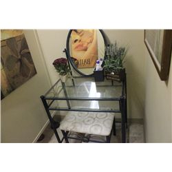 ASSORTED VINTAGE PICTURES FOUND IN WOMENS BATHROOM & VANITY