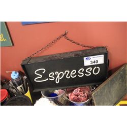LIGHT UP NEON ESPRESSO SIGN