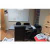 Image 1 : CONTENTS OF PRIVATE OFFICE INCLUDING: DESKS, CHAIRS, FILE CABINETS & MISC