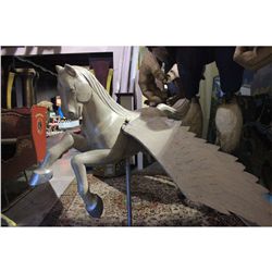 LARGE FOAM PEGASUS STATUE WITH WINGS