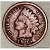 Image 1 : 1905 1 Cent "Indian Head Cent"