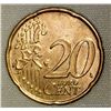 Image 2 : 2000 20 Euro Cent - Albert II 1st Map, 1st Type, 1st Portrait