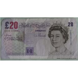 1999 20 Pound Bank Notes - Bank of England