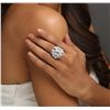 Image 2 : 14KT White Gold 1.70ctw Diamond Ring