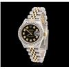 Image 1 : Ladies Rolex 14KT Yellow Gold DateJust 0.70ctw Diamond Wristwatch