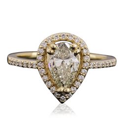 14KT Yellow Gold 1.26ctw Diamond Ring