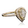 Image 2 : 14KT Yellow Gold 1.26ctw Diamond Ring