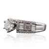 Image 2 : 14KT White Gold 1.63ctw Diamond Ring