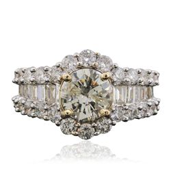 14KT Yellow Gold 3.43ctw Diamond Ring