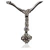 Image 2 : 18KT White Gold EGL USA 2.03ctw Diamond Necklace