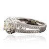 Image 2 : 14KT White Gold 1.43ctw Diamond Ring