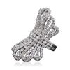 Image 2 : 18KT White Gold 10.62ctw Diamond Ring