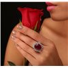 Image 1 : 14KT White Gold 11.02ct Ruby and Diamond Ring