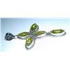 Image 2 : 8.850g Pendant of Peridot Sterling 925 Silver