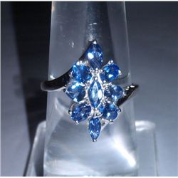 2.240g Ring of Iolite 925 Sterling Silver