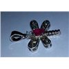 Image 2 : 2.500g Pendant of Ruby Sterling 925 Silver