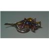 Image 2 : 6.440g Pendant of Amethyst,Citrine And Garnet in 92.5 Silver