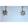 2.62g Earring Made of 18Kt Gold ,0.42 Ct Diamond