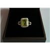Image 4 : 2.620g Ring of Peridot and CZ Sterling 925 Silver