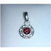 1.280g Pendant of Garnet Sterling 925 Silver