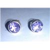 1.760g Earring of Amethyst Sterling 925 Silver