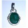 3.400g Pendant of Emerlad Sterling 925 Silver