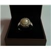 Image 5 : 4.280g Ring of Pearl and CZ Sterling 925 Silver