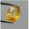 Image 2 : 6.50 Ct Yellow Sapphire Stone of Oval Shape