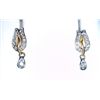 Image 1 : 2.77g Earring Made of 18Kt Gold ,0.28 Ct Diamond