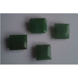 Natural African Emerald Beryl 66.65 Ct Square Cut Stones