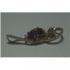 Image 2 : 2.00g Pendant of Amethyst in 92.5 Silver