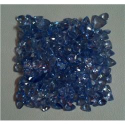 Natural African Tanzanite Loose 18.85 Ctw Trillion Cut Stones