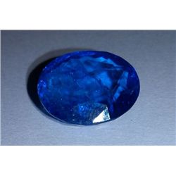 Natural African Tanzanite 7.95 Ctw Oval Cut Stone