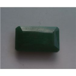 Natural African Emerald Beryl 34.95 Ct Rectangular Cut Stone
