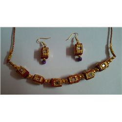 Designer India Handicraft Necklace and Earring